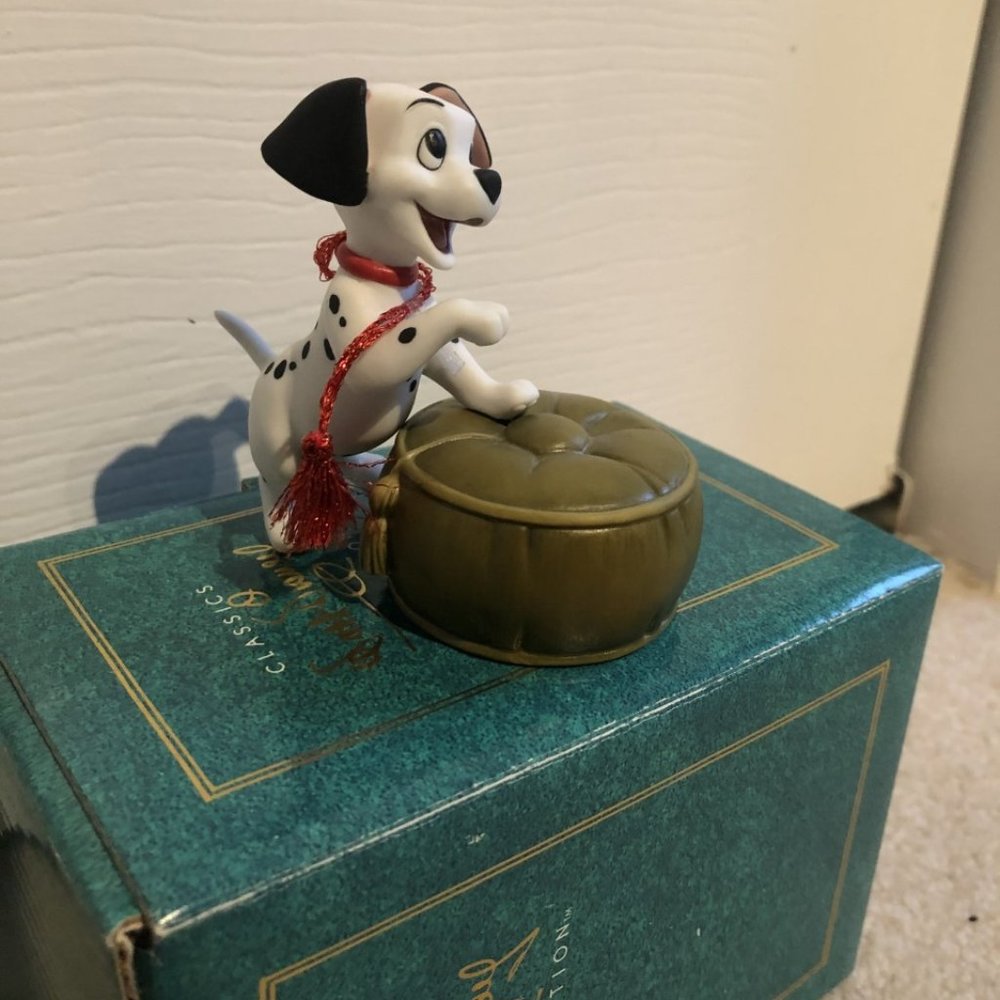 Disney's 101 Dalmatians "LUCKY" 1995 Special Edition Ornament with Box and COA
